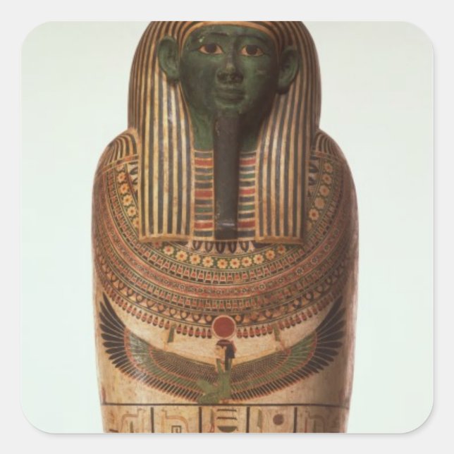 The sarcophagus of Psamtik I (664-610 BC) Late Per Square Sticker (Front)