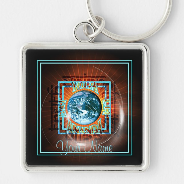 The Sat Cit Ananda Keychain (Front)