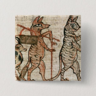 The Satirical Papyrus 2 Inch Square Button