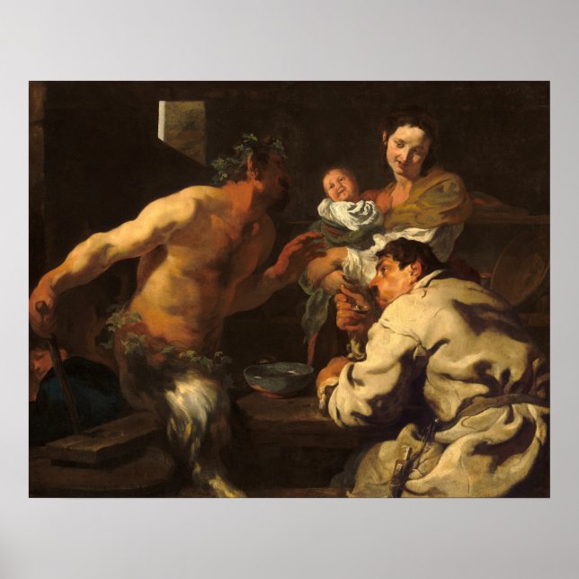 The Satyr - Johann Liss German Fine Art Poster (Front)