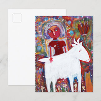 The Saviour of Goats Postcard