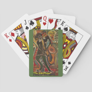 THE SAX PLAYER PLAYING CARDS