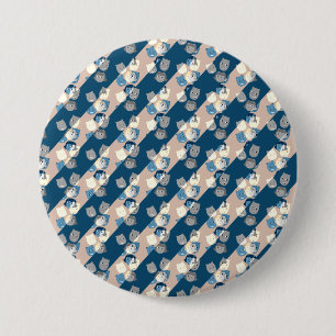 The Sbuirrels Background Pattern 3 Inch Round Button