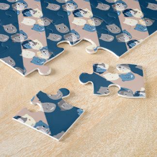 The Sbuirrels Background Pattern Jigsaw Puzzle