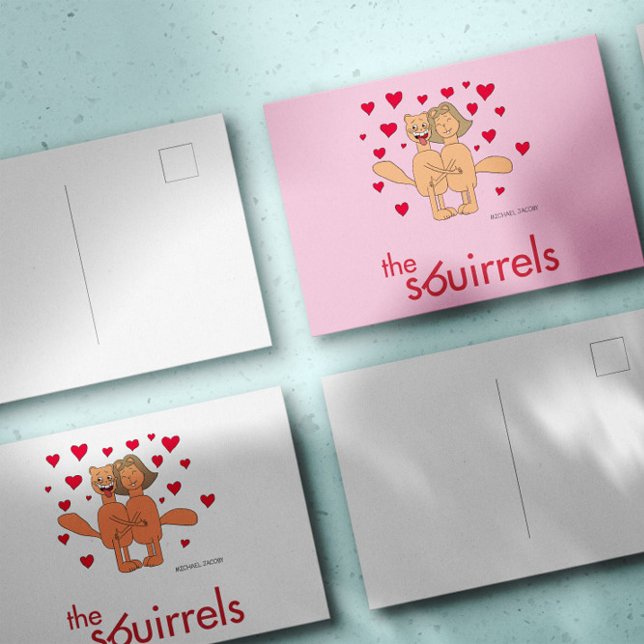 The Sbuirrels Ed and Mary Valentine Holiday Postcard (Creator Uploaded)