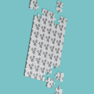 The Sbuirrels Floating Heads Pattern Jigsaw Puzzle