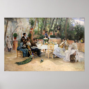 The Scandinavian Artists’ Lunch Hugo Birger Poster