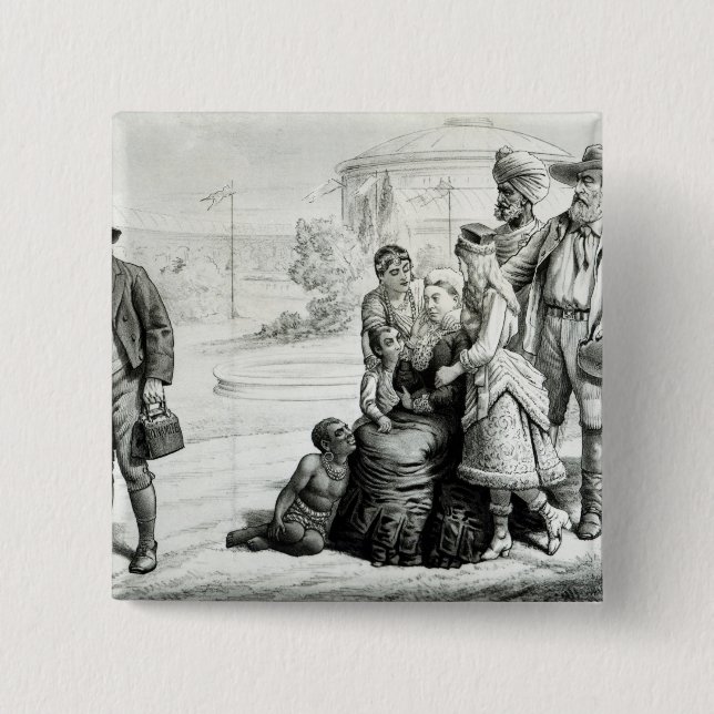 The Scapegrace of the Family 2 Inch Square Button (Front)