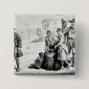 The Scapegrace of the Family 2 Inch Square Button