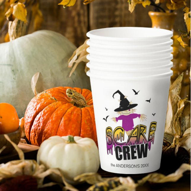 The Scare Crew Welcome Purple ID1002 Paper Cups (Creator Uploaded)