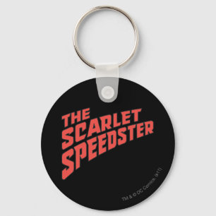 The Scarlet Speedster Logo Keychain