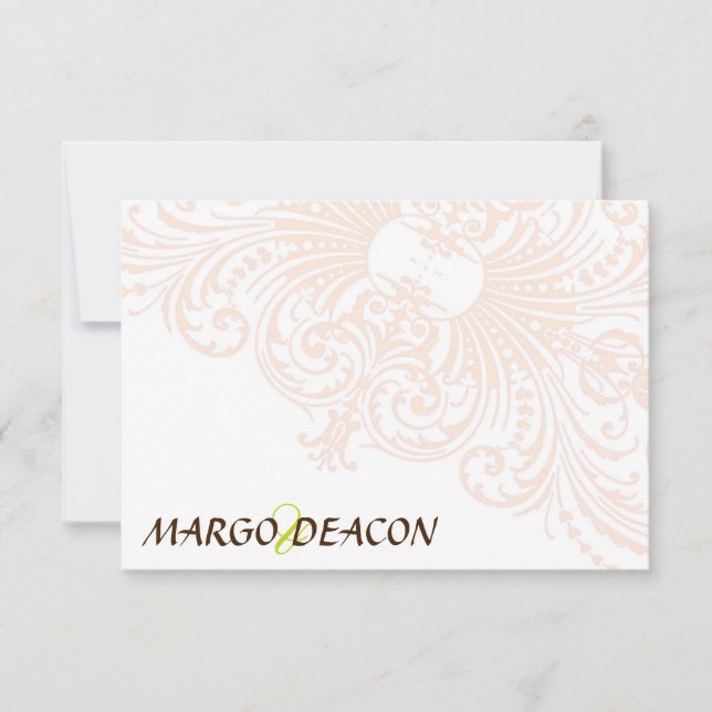 The Scarlett response card (Front)