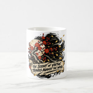 The Scent of Virtue Travels Against the Wind Coffee Mug