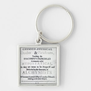 'The Sceptical Chymist' Keychain