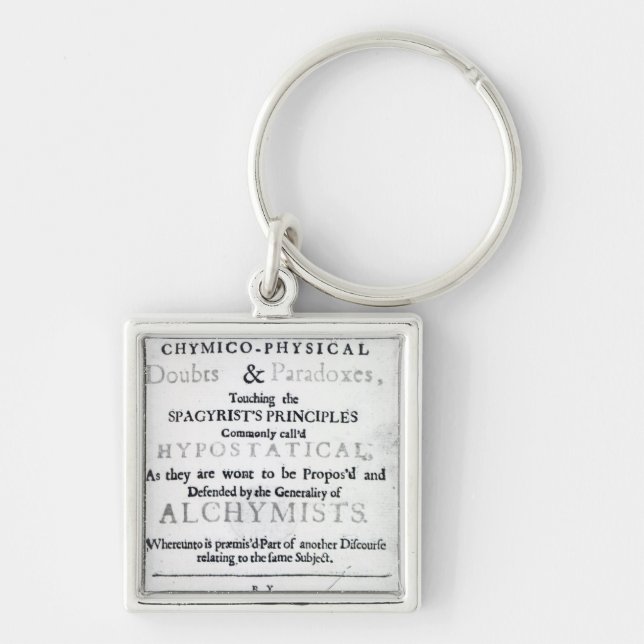 'The Sceptical Chymist' Keychain (Front)