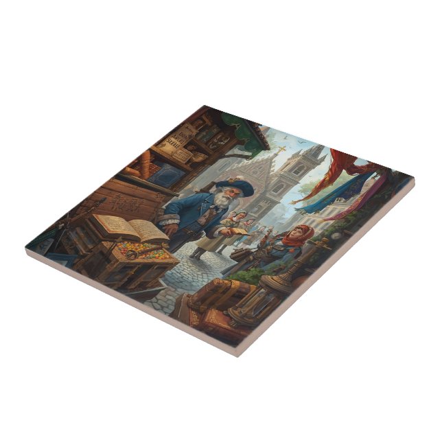 The Scholar’s Market Tile (Side)