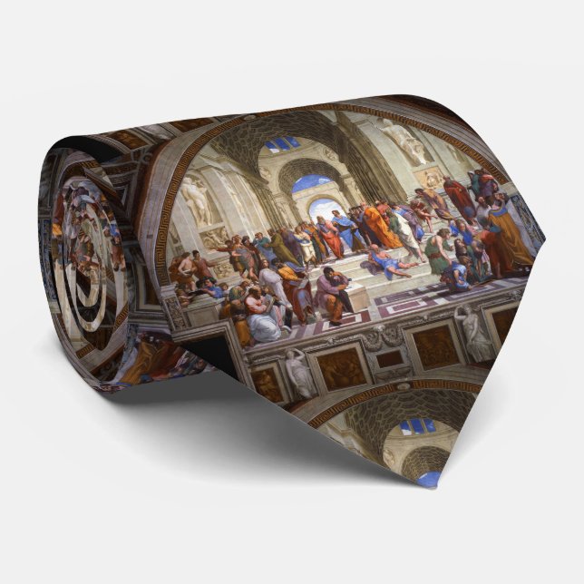 The School of Athens ネクタイ Tie (Rolled)