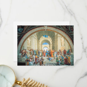 The School of Athens by Raphael Thank You Card