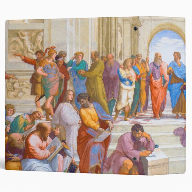 The School of Athens, Raphael Binder (Back/Spine)