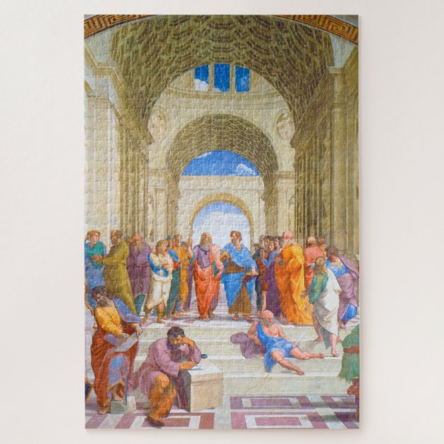 The School of Athens, Raphael Jigsaw Puzzle (Vertical)