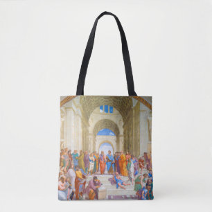 The School of Athens, Raphael Tote Bag