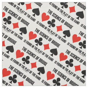 The Science Of Bridge Found In Play Of Hand Suits Fabric