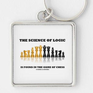 The Science Of Logic Is Found In The Game Of Chess Keychain