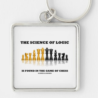 The Science Of Logic Is Found In The Game Of Chess Keychain