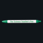 The Science Teacher's Pen - Funny Teacher Gift<br><div class="desc">Cute Typography Pen for Science Teachers.</div>