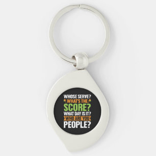  The Score Pickleball Lover Keychain