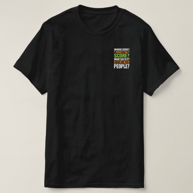  The Score Pickleball Lover T-Shirt (Design Front)