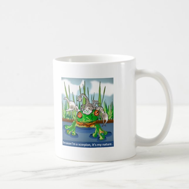The Scorpion and the Frog Coffee Mug (Right)