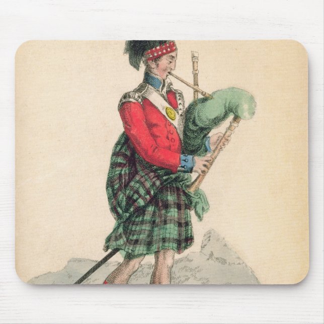 The Scotch Piper Mouse Pad (Front)