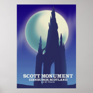 The Scott Monument, Edinburgh,Scotland Poster