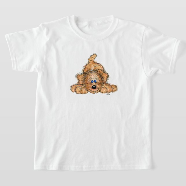 The Scrappy Rabbit Christmas Kids Tee (Laydown)