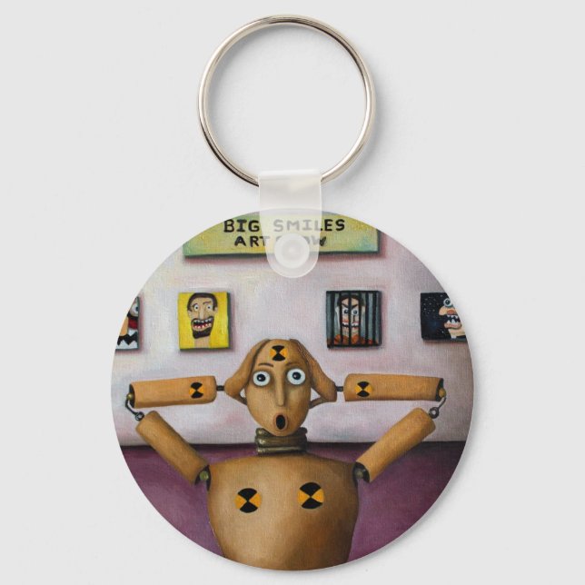 The Scream At The Big Smiles Art Show Keychain (Front)