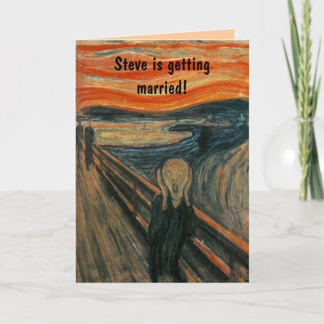 The Scream by Edvard Munch Invitation (Front)