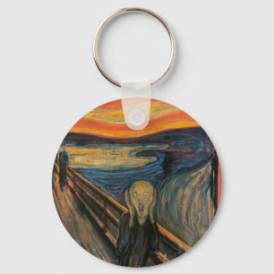 The Scream by Edvard Munch Keychain