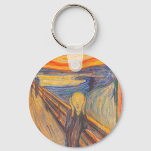 The Scream by Edvard Munch Keychain