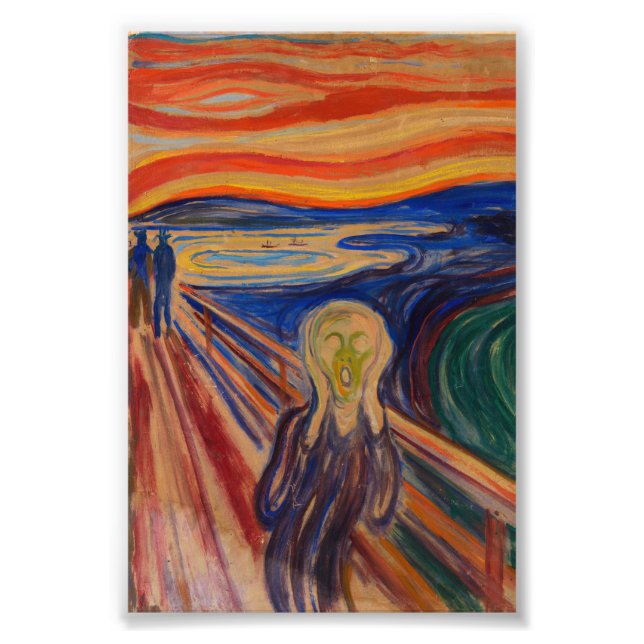 The Scream by Edvard Munch Photo Print (Front)