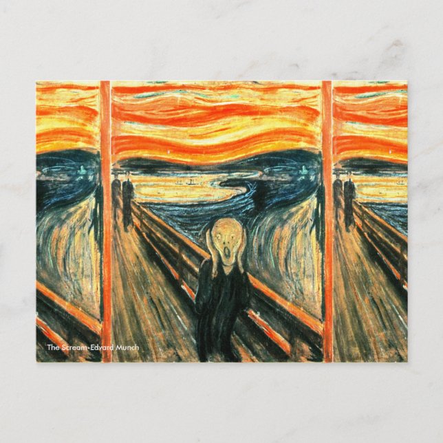 The Scream by Edvard Munch Postcard (Front)