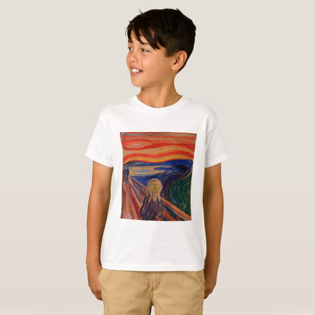 The Scream by Edvard Munch T-Shirt (Front Full)
