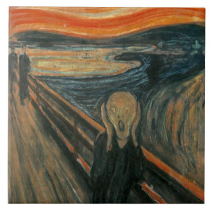 The Scream by Edvard Munch Tile