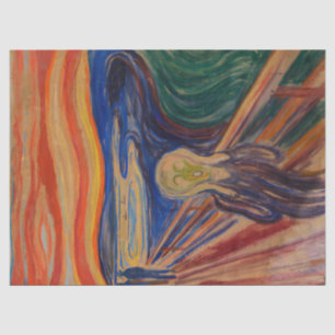 The Scream by Edvard Munch Tissue Paper
