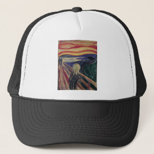 The Scream by Edvard Munch, Vintage Expressionism Trucker Hat