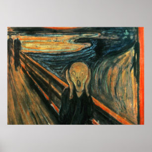 The Scream by Edward Munch Poster