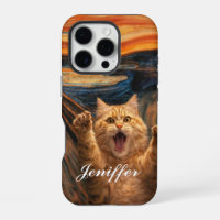 The Scream Cat Parody Art