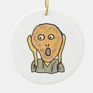 The Scream Ceramic Ornament