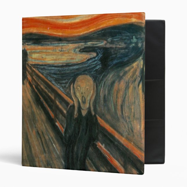 The Scream - Edvard Munch Binder (Front/Inside)