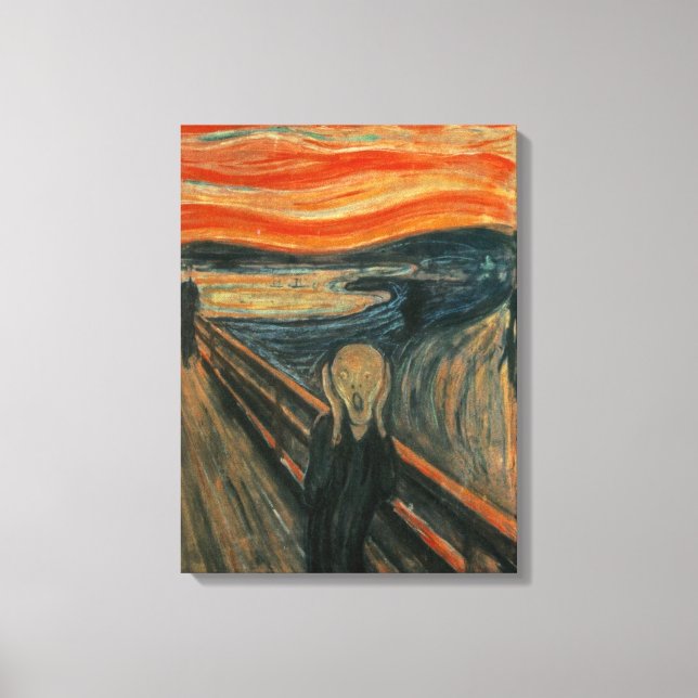 The Scream - Edvard Munch Canvas Print (Front)